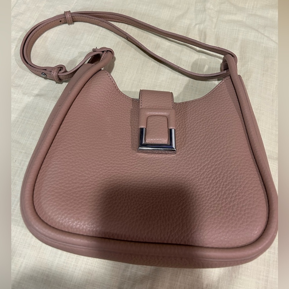 Miztique Tan Leather Women's Bag